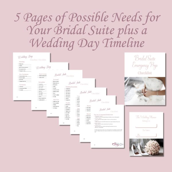 Wedding Bridal Suite Prep Checklist Emergency Wedding Day Prep - Image 5