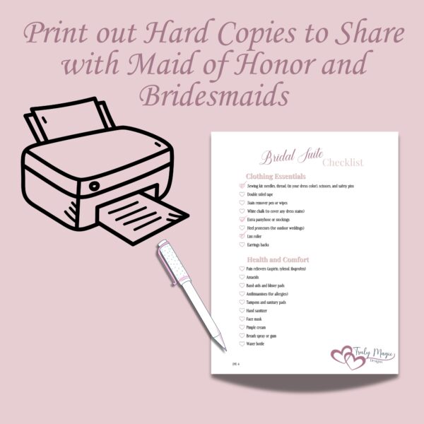 Wedding Bridal Suite Prep Checklist Emergency Wedding Day Prep - Image 3