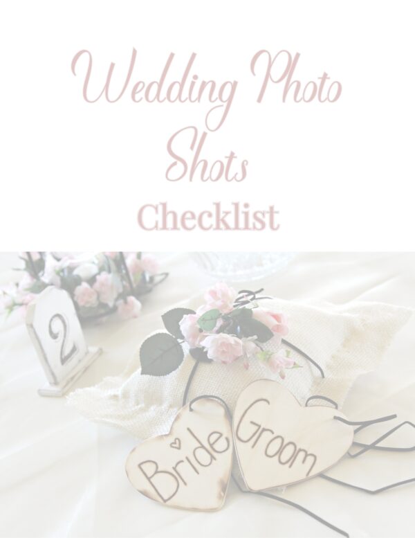 Wedding Photography Checklist