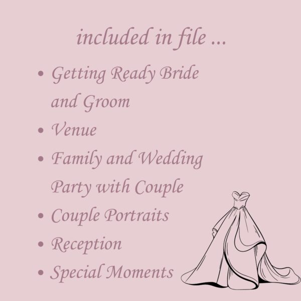 Wedding Photography Checklist - Image 7