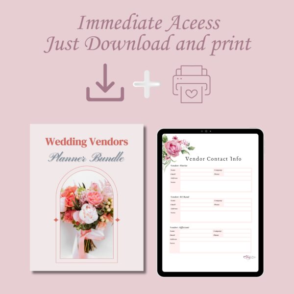 Wedding Vendors Planner and Questions Checklist - Image 6